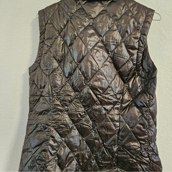 Calvin Klein Quilted Diamond Zip Up Jacket Vest, Small - Picture 3 of 4